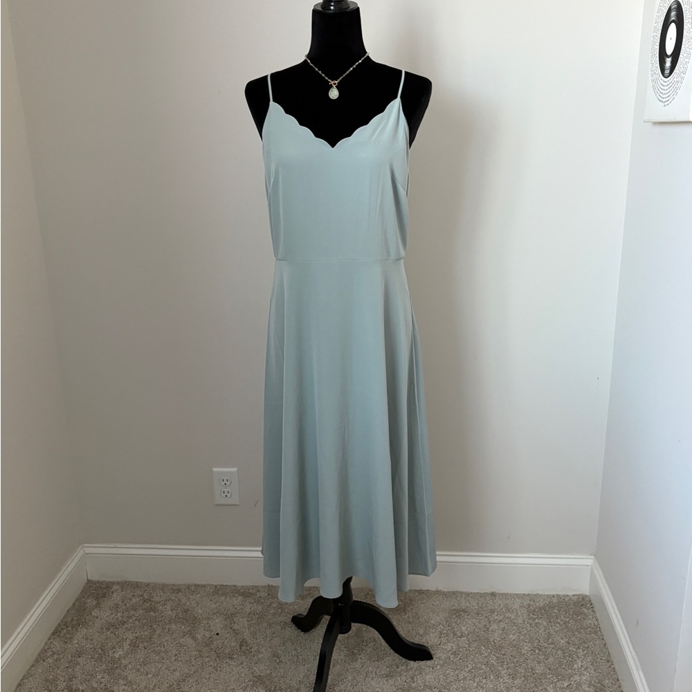 Elegant Sage Green Women's Dress